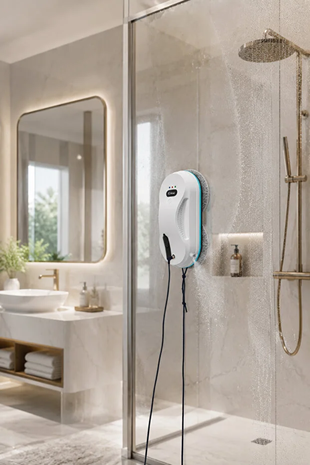 Kwc-7130 Uzaktan Kumandalı Sıvı Püskürtmeli Cam Silme Robotu